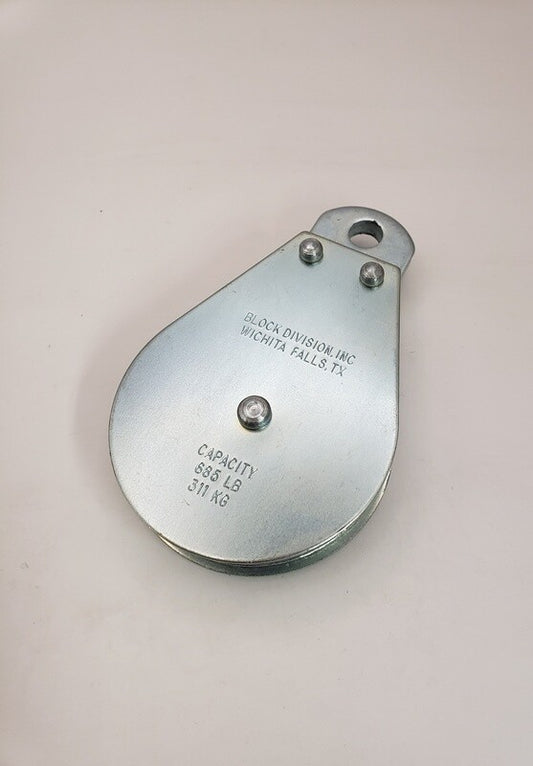 Block Gable Fixed Eye 550#, 2-1/2" - 02568