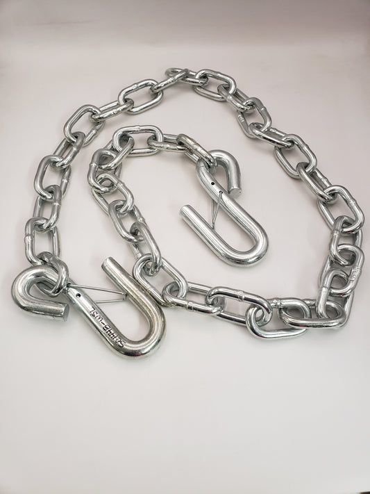 Safety Chain, .25" x 48", 5.2K Cap - SC1448-WSL