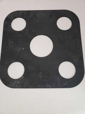 Gasket Neo Black 60D 1/8" x 10" sq - 23122BJA