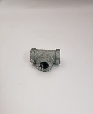 1/4" Tee Pipe Fitting Galv - FTE1000G