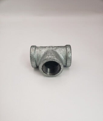 3/4" Tee Pipe Fitting - Galv - FTE1800G
