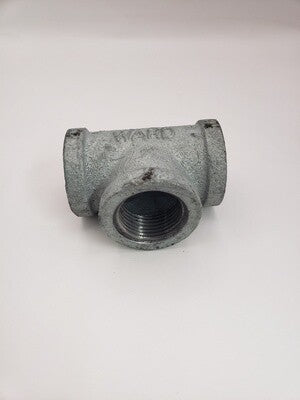 1" Tee Pipe Fitting Galv - FTE2200G