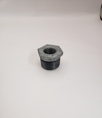 1" x 1/2" Hex Bushing Pipe Fitting Galv - FBH2214G